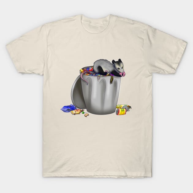 Opossum T-Shirt by TangletallonMeow